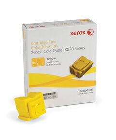 XEROX COLORQUBE 8870 YELLOW SOLID INK (6PK, 17.3K) (108R00956) (XER108R00956)