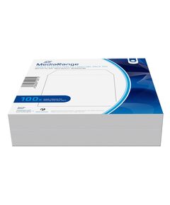 MEDIARANGE PAPER SLEEVES FOR 1 DISC WHITE 100 PACK (MRBOX66)