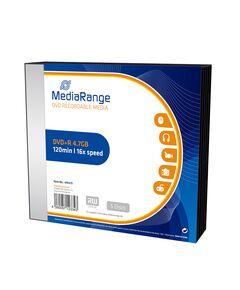 MEDIARANGE DVD+R 120' 4.7GB 16X SLIM CASE X 5 (MR419)