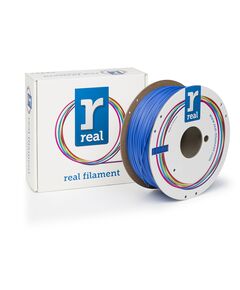 REAL REALFLEX 3D PRINTER FILAMENT - BLUE - SPOOL OF 1KG - 1.75MM (REALBIOFLBLUE1000MM175)