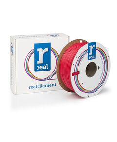 REAL REALFLEX 3D PRINTER FILAMENT - RED - SPOOL OF 1KG - 1.75MM (REALBIOFLRED1000MM175)