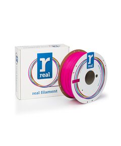 REAL PLA 3D PRINTER FILAMENT - FLUORESCENT PINK - SPOOL OF 1KG - 2.85MM (REALPLAFPINK1000MM285)