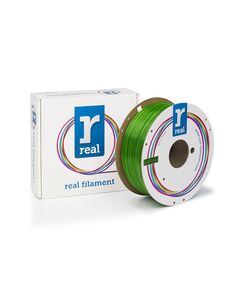 REAL PETG 3D PRINTER FILAMENT - GREEN - SPOOL OF 1KG - 1.75MM (REALPETGSGREEN1000MM175)