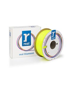 REAL PETG 3D PRINTER FILAMENT - TRANSLUCENT YELLOW - SPOOL OF 1KG - 1.75MM (REALPETGYELLOW1000MM175)