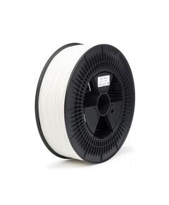 REAL PETG 3D PRINTER FILAMENT WHITE- SPOOL OF 5KG - 2.85MM (REALPETGRWHITE5000MM285)