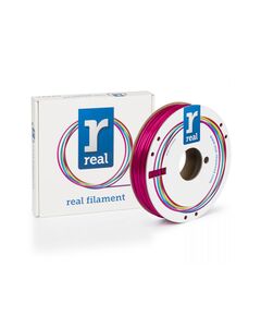 REAL PLA 3D PRINTER FILAMENT - SATIN RED - SPOOL OF 0.5KG – 2.85MM (REALPLASATINSCARLET500MM285)