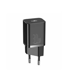 BASEUS TRAVEL CHARGER SUPER SI 1C QUICK CHARGER PD 30W EU BLACK (CCSUP-J01) (BASCCSUP-J01)