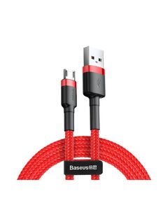 BASEUS CAFULE BRAIDED USB 2.0 TO MICRO USB CABLE ΚΌΚΚΙΝΟ 1M (CAMKLF-B09) (BASCAMKLFB09)
