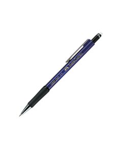 FABER-CASTELL ΜΗΧΑΝΙΚΌ ΜΟΛΎΒΙ 0.5MM ΜΕ ΓΌΜΑ - ΜΠΛΕ ΜΕΤΑΛΛΙΚΌ (134551) (FAB134551)