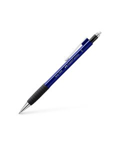 FABER-CASTELL ΜΗΧΑΝΙΚΌ ΜΟΛΎΒΙ 0.5MM ΜΕ ΓΌΜΑ - ΜΠΛΕ ΣΚΟΎΡΟ (134555) (FAB134555)