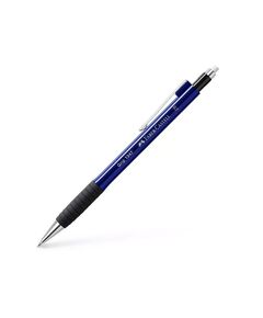 FABER-CASTELL ΜΗΧΑΝΙΚΌ ΜΟΛΎΒΙ 0.7MM ΜΕ ΓΌΜΑ - ΜΠΛΕ ΣΚΟΎΡΟ (134755) (FAB134755)