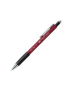 FABER-CASTELL ΜΗΧΑΝΙΚΌ ΜΟΛΎΒΙ 0.5MM ΜΕ ΓΌΜΑ - ΒΑΘΎ ΚΌΚΚΙΝΟ (134521) (FAB134521)