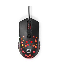 NEDIS RGB GAMING ΠΟΝΤΊΚΙ 7200 DPI ΜΑΎΡΟ (GMWD410BK) (NEDGMWD410BK)