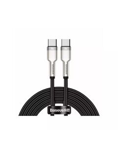 BASEUS CABLE USB-C TO USB-C CAFULE 100W 2M BLACK (CATJK-D01) (BASCATJK-D01)