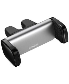 BASEUS STEEL CANNON CLAMP HOLDER TO VENTILATION GRID SILVER (SUGP-0S) (BASSUGP-0S)