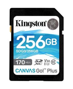 KINGSTON CANVAS GO PLUS SDXC 256GB CLASS 10 U3 V30 UHS-I (SDG3/256GB) (KINSDG3-256GB)