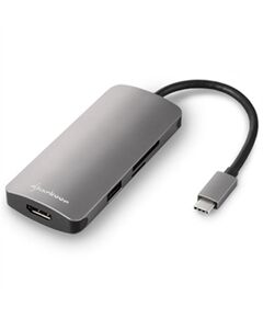 SHARKOON USB-C DOCKING STATION ΜΕ HDMI 4K PD ΓΚΡΙ (MPADG) (SHRMPADG)