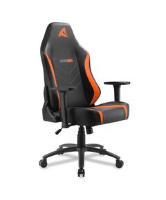 SHARKOON SKILLER SGS20 ΚΑΡΈΚΛΑ GAMING ΔΕΡΜΑΤΊΝΗΣ ΜΕ ΡΥΘΜΙΖΌΜΕΝΑ ΜΠΡΆΤΣΑ ΜΑΎΡΟ/ΠΟΡΤΟΚΑΛΊ (SGS20BLKO) (SHRSGS20BLKO)