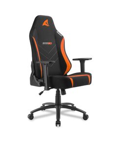 SHARKOON SKILLER SGS20 FABRIC ΚΑΡΈΚΛΑ GAMING ΔΕΡΜΑΤΊΝΗΣ ΜΕ ΡΥΘΜΙΖΌΜΕΝΑ ΜΠΡΆΤΣΑ ΜΑΎΡΟ/ΠΟΡΤΟΚΑΛΊ (SGS20FBLKO) (SHRSGS20FBLKO)