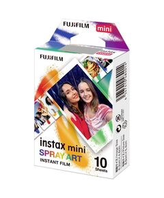 FUJIFILM COLOR INSTAX MINI INSTANT ΦΙΛΜ (10 EXPOSURES) SPRAY ART (16779809) (FJM16779809)