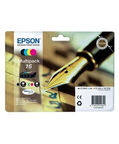 EPSON ΜΕΛΆΝΙ INKJET NO.16 MULTIPACK (C13T16264012) (EPST162640)