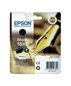 EPSON ΜΕΛΆΝΙ INKJET NO.16 XL BLACK (C13T16314012) (EPST163140)