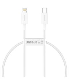 BASEUS SUPERIOR USB-C TO LIGHTNING CABLE 20W ΛΕΥΚΌ 0.25M  (CATLYS-02) (BASCATLYS-02)
