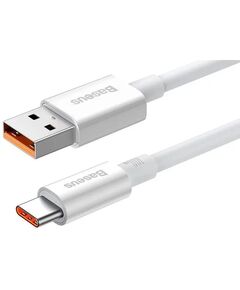 BASEUS SUPERIOR USB 2.0 CABLE USB-C MALE - USB-A MALE 100W ΛΕΥΚΌ 1M  (P10320102214-01) (BASP10320102214-01)