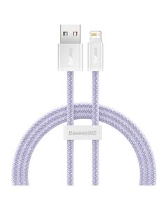 BASEUS USB CABLE FOR LIGHTNING DYNAMIC 2 SERIES, 2.4A, 1M (PURPLE) (CALD040005) (BASCALD040005)
