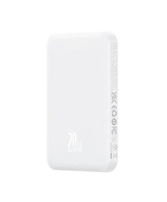 BASEUS MAGNETIC MINI POWERBANK 5000MAH 20W (WHITE) (P10022107223-00) (BASP10022107223-00)