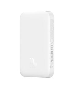 BASEUS POWERBANK MAGNETIC MINI 6000MAH 20W MAGSAFE (WHITE) (P10059002223-00) (BASP10059002223-00)