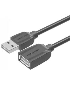 VENTION USB 2.0 EXTENSION CABLE 2M BLACK (VAS-A44-B200) (VENVAS-A44-B200)