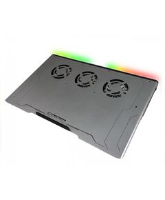 ESPERANZA BOREAS ΒΆΣΗ ΣΤΉΡΙΞΗΣ ΓΙΑ LAPTOP ΈΩΣ 19" ΜΕ 3 ΑΝΕΜΙΣΤΉΡΕΣ ΚΑΙ ΦΩΤΙΣΜΌ ΓΚΡΙ (EGC108) (ESPEGC108)