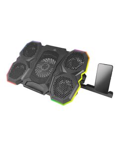 ESPERANZA BREVA COOLING PAD ΓΙΑ LAPTOP ΈΩΣ 17" ΜΕ 5 ΑΝΕΜΙΣΤΉΡΕΣ ΚΑΙ ΦΩΤΙΣΜΌ (EGC107) (ESPEGC107)