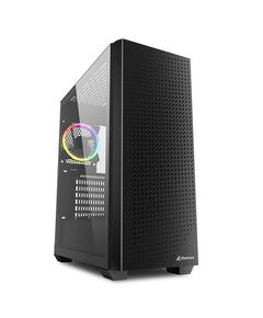 SHARKOON VS9 RGB GAMING MIDI TOWER ΚΟΥΤΊ ΥΠΟΛΟΓΙΣΤΉ ΜΕ ΠΛΑΪΝΌ ΠΑΡΆΘΥΡΟ ΜΑΎΡΟ (VS9RGBBK) (SHRVS9RGBBK)