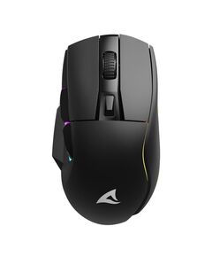 SHARKOON SGM50W ΑΣΎΡΜΑΤΟ RGB GAMING ΠΟΝΤΊΚΙ 6400 DPI ΜΑΎΡΟ (SGM50WBK) (SHRSGM50WBK)