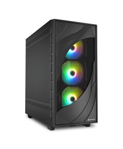 SHARKOON REBEL C80M RGB BLACK ATX (REBC80MRGBBK) (SHRREBC80MRGBBK)
