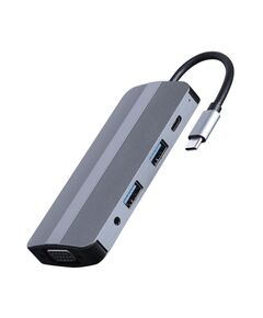 GEMBIRD USB-C DOCKING STATION ΜΕ HDMI 4K PD ΓΚΡΙ (A-CM-COMBO8-02) (GEMA-CM-COMBO8-02)