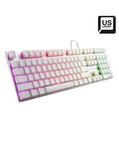 SHARKOON PUREWRITER RGB GAMING ΜΗΧΑΝΙΚΌ ΠΛΗΚΤΡΟΛΌΓΙΟ ΜΕ KAILH RED ΔΙΑΚΌΠΤΕΣ ΚΑΙ RGB ΦΩΤΙΣΜΌ (ΑΓΓΛΙΚΌ US) ΛΕΥΚΌ (PUWRRD) (SHRPUWRRD)