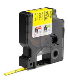 ΤΑΙΝΊΑ ΕΤΙΚΕΤΟΓΡΆΦΟΥ DYMO IND RHINO TAPE BLACK ON YELLOW 6MM (S0718270) (DYM18052)