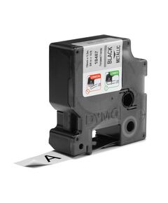 ΤΑΙΝΊΑ ΕΤΙΚΕΤΟΓΡΆΦΟΥ DYMO IND RHINO TAPE PERMANENT POLYESTER BLACK ON METALLIC 19MM (S0718200) (DYM18487)