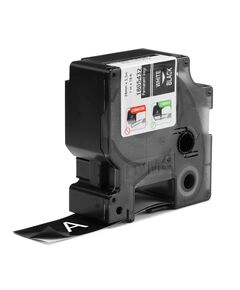 ΤΑΙΝΊΑ ΕΤΙΚΕΤΟΓΡΆΦΟΥ DYMO IND RHINO TAPE VINYL WHITE ON BLACK 24MM (1805432) (DYM1805432)