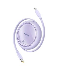 BASEUS RETRACTABLE USB-C TO LIGHTNING CABLE 20W ΜΏΒ 1M (P10364501511-00) (BASP10364501511-00)