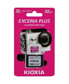 KIOXIA EXCERIA PLUS MICROSDXC 64GB CLASS 10 U3 V30 A1 UHS-I (LMPL1M064GG2) (KIOLMPL1M064GG2)