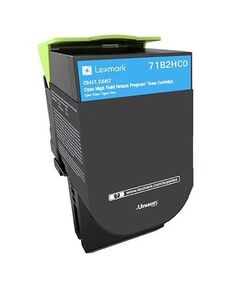 TONER LEXMARK H YIELD CYAN CARTRIDGE 3.5