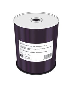MEDIARANGE DVD+R 4.7GB|120MIN 16X SPEED, INKJET FULLSURFACE PRINTABLE, CAKE 100 (MR414)