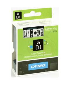 ΤΑΙΝΊΑ ΕΤΙΚΕΤΟΓΡΆΦΟΥ DYMO D1 (ΜΑΎΡΑ ΓΡΆΜΜΑΤΑ ΣΕ ΛΕΥΚΌ ΦΌΝΤΟ) (S0720930) (DYMO53713)