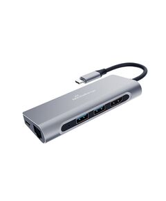 ΚΑΛΏΔΙΟ MEDIARANGE USB TYPE-C® 7-IN-1 MULTIPORT ADAPTER, SILVER (MRCS510)