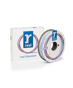 REAL PLA 3D PRINTER FILAMENT - LIGHT BLUE - SPOOL OF 0.5KG - 1.75MM (REALPLALBLUE500MM175)