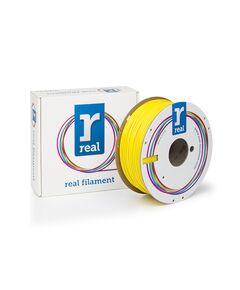 REAL PLA 3D PRINTER FILAMENT - YELLOW - SPOOL OF 1KG - 2.85MM (REALPLAYELLOW1000MM3)